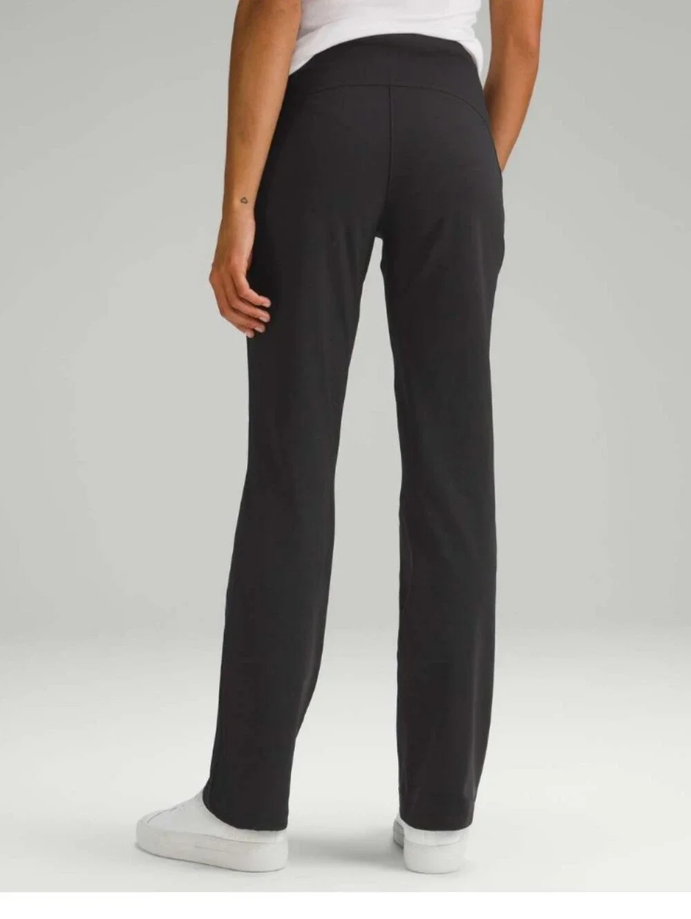 Lululemon Smooth Fit Pull-On High-Rise Pant Sz 8 Black